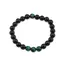 Bratara pe elastic Obsidian si Ochi de tigru verde, 8mm