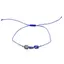 Bratara reglabila cu snur si Lapis Lazuli neregulat 6-10mm