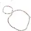 Set colier si bratara Turmalina multicolora fatetate 4mm si margele miyuki