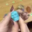 Unic in lume - 3 (produse unicat, primesti exact produsul prezentat), Unic in lume: Turcoaz reconstruit craniou
