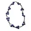 Colier confectionat manual pe snur cu Lapis Lazuli sfere, 8mm