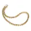 Colier Hematit auriu cub 6mm si Cristal de stanca discuri fatetate 3mm