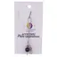 Accesoriu cu pietre semipretioase Agat mov sfera 8mm si mix cristale 4mm