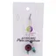 Accesoriu cu pietre semipretioase Ochi de taur sfera 10mm si mix cristale 4mm