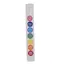 Suport ardere betisoare parfumate cu cele 7 chakre, alb - 25,5cm