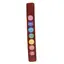 Suport ardere betisoare parfumate cu cele 7 chakre, maro - 25,5cm