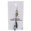 Accesoriu cu pietre semipretioase Angelit sfera 10mm si Agat negru 4mm