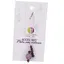 Accesoriu cu pietre semipretioase Lepidolit sfera 10mm si Granat 4mm