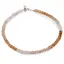Bratara Calcit degrade discuri fatetate 4mm si argint 925