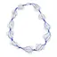 Colier confectionat manual pe snur cu Cristal de stanca sfere, 10mm