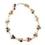 Colier confectionat manual pe snur cu Jad multicolor sfere, 8mm