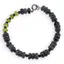 Bratara Iolith si Peridot discuri fatetate 6-7mm si Turmalina neagra sfere fatetate 3mm