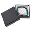 Bratara pe elastic Malachit si Onix mat sfere 8mm cu element argintiu in cutie cadou
