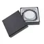 Bratara pe elastic Turcoaz African si Hematit sfere 8mm cu element argintiu in cutie cadou