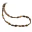 Colier Ochi de tigru neuniform 12-16mm si sfere 3mm