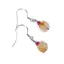 Cercei cu agatatoare clasica Citrin 6-7mm si Rubin 2mm cu Argint 925