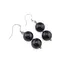 Cercei cu agatatoare Granat sfere 10mm si Argint 925