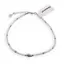 Bratara Acvamarin sfere microfatetate 2mm si elemente din argint 925