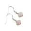Cercei cu agatatoare clasica Piatra Lunii romb 8-9mm cu Argint 925