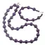 Set colier si bratara Agat mov vopsit sfere, 4-10mm