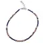 Bratara Lapis Lazuli 2mm si Rodocrozit 3mm sfere fatetate cu elemente din Argint 925