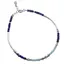 Bratara Lapis Lazuli discuri fatetate 3mm cu Amazonit sfere fatetate 2mm si Argint 925