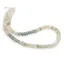 Colier Acvamarin discuri fatetate 8mm si argint 925