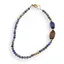 Bratara Lapis lazuli sfere fatetate 3mm, Lapis lazuli si Ochi de tigru neregulate