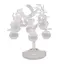 Decoratiune copac cu mere din sticla transparenta, 17cm