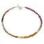 Bratara Safir multicolor degrade discuri fatetate, 3mm