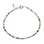 Bratara Turmalina multicolora mix sfere fatetate, 2mm