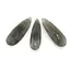 Briolete fatetate Cuart Garden - Long Teardrop, 3 buc