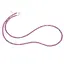 Colier Rubin discuri fatetate, 3mm