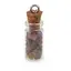 Pandantiv sticluta cu cristale naturale Turmalina multicolora, 26mm