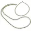 Set colier si bratara Apatit verde sfere, 3mm