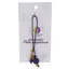 Accesoriu cu pietre semipretioase Agat mov sfera 10mm si mix cristale 4-5mm