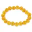 Bratara Citrin tratat sfere, 10mm