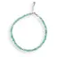 Bratara Onix verde discuri fatetate 4mm si Argint 925