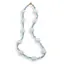 Colier Apatit banuti 5mm si Opal alb 12-14mm