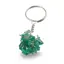 Breloc ciorchine cu pietre chips Onix verde