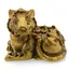 Statueta Feng Shui cu Tigru si Liliacul prosperitatii - 9,5cm