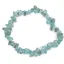 Bratara pe elastic cu pietre chips Apatit blue