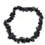 Bratara pe elastic cu pietre chips Goldstone albastru