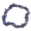 Bratara pe elastic cu pietre chips Lapis Lazuli
