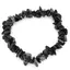 Bratara pe elastic cu pietre chips Obsidian fulg de nea