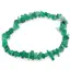 Bratara pe elastic cu pietre chips Onix verde