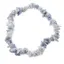 Bratara pe elastic cu pietre chips Opal albastru