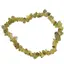 Bratara pe elastic cu pietre chips Peridot