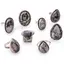 Inel reglabil cu montura argintie Opal dendritic