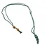 Colier reglabil / Suport pentru cristal rulat, verde